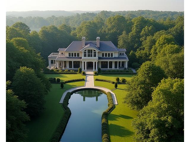 Secluded luxurious estate with vast gardens, presented pre-market