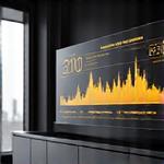 Smart home interface displaying real-time environmental health data